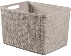 Curver Košík Jute L 20 l, taupe