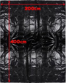 Redcliffs Plachta pod stan, 3 x 4 m, čierna, 3 x 4 m