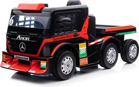 LEAN CARS Elektrické autíčko Mercedes s návesom XMX622B, LCD, červené