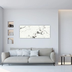 Obraz - Biely mramor (120x50 cm)