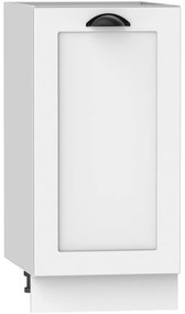 Kuchynská skrinka Adele D40 Pl Biely hrášok/Biely