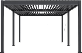 Bioklimatická pergola INTRO DUO 6x4m, hliník, voľne stojaca