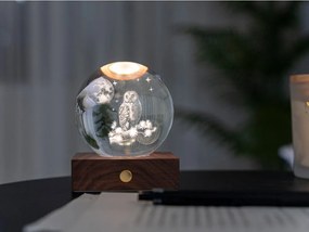 Prenosná svetelná dekorácia na USB ø 8 cm Amber – Gingko