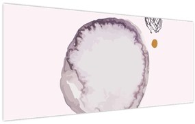 Obraz - Fialový minimalizmus N⁰4 (120x50 cm)
