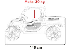 Ramiz Farmer Truck UTV Racing Modrá