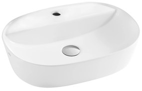 Invena Corso, umývadlo na dosku 50x38x12 cm, biela, INV-CE-42-001-C