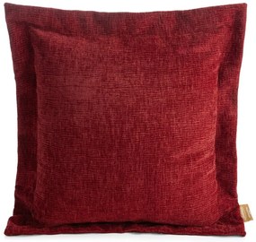 Dekorstudio Obliečka na vankúš zo ženilkovej tkaniny v bordovej farbe ELEGANT2