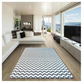Kusový koberec Nero šedobiely 120x170cm