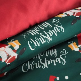 VIANOČNÉ OBLIEČKY Z MIKROVLÁKNA GALDOR 160X200 CM, 2 KS 70X80 CM VZOROVANÉ
