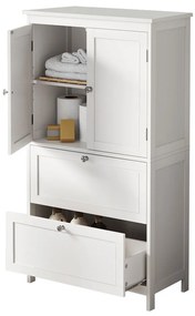 Skrinka s 2 dverami a 2 zásuvkami 60x30x110 cm