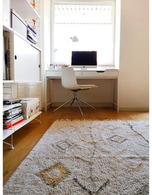 Béžový prateľný ručne tkaný bavlnený koberec 170x240 cm Kaarol Earth – Lorena Canals