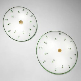 Kolarz 731.U12.4.21 - Stropné svietidlo NONNA 2xE14/60W/230V pr. 30 cm zelená