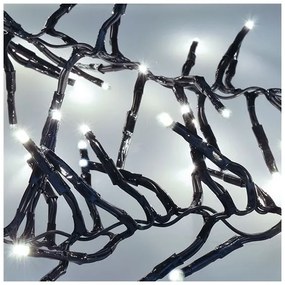 Solight 1V11-W - LED Vianočná reťaz 576xLED/8 funkcií 8m IP44 studená biela + DO