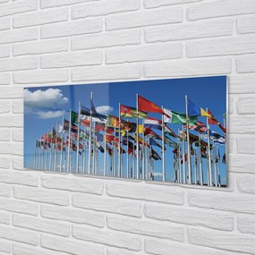 Obraz plexi Rôzne vlajky 120x60 cm