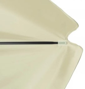 Doppler SUNLINE WATERPROOF 260 x 150 cm – naklápací slnečník šedá (kód farby 827), 100 % polyester