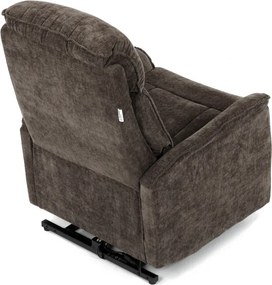 Polohovacie kreslo hnedé, elektrické TV-H9727 BR2