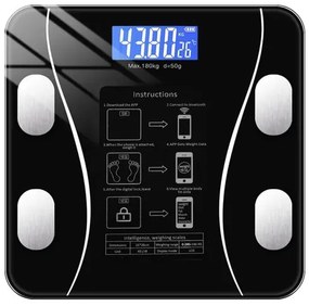 Ruhhy 22525 Analytická osobní váha Bluetooth 180 kg