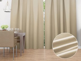 Biante Saténový záves LUX-L054 Latte 140x140 cm