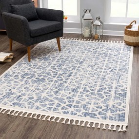 Dekorstudio Moderný koberec ART 1271 modrý Rozmer koberca: 200x290cm
