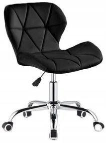 Bestent Kancelárska stolička zamatová Black