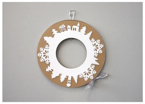 Adventný veniec so sivou stuhou Unlimited Design for kids