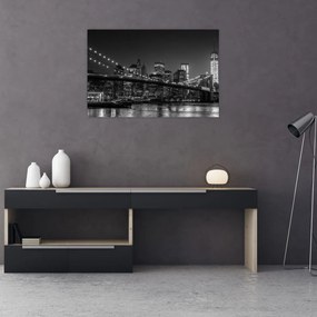 Obraz Brooklyn mosta v New Yorku (90x60 cm)