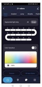 Immax NEO07734L - LED RGB Stmievateľný pásik MUSIC 18W/230V 5m IP65 Wi-Fi Tuya+DO