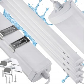 4x LED dielenská lampa 70W 150cm 7000lm 230v