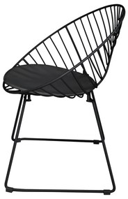 Súprava 2 černých záhradných stoličiek Bonami Selection Coco