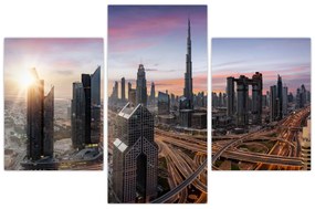 Obraz - Panorama Dubaja (90x60 cm)