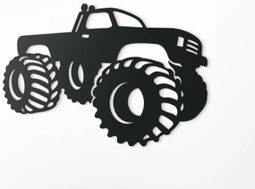 drevko Detská nálepka Terénne auto Rozmer obrazu: 31 x 44,5 cm, Farba dekorácie: Čierna