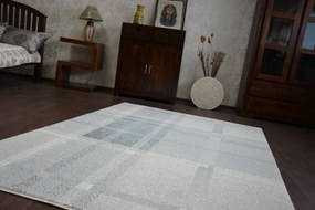 Kusový koberec AKRYLOVÝ PATARA 0225 krémový/tyrkysový