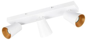 Biele bodové svietidlo ø 8 cm Sharp – Trio