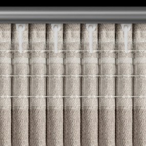 ZÁVES NA PÁSKE OLENA 140X270 CM CAPPUCINO
