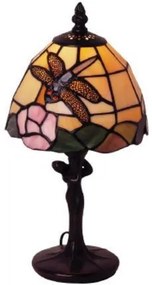Lampa tiffany stolová DRAGONFLY 33*15
