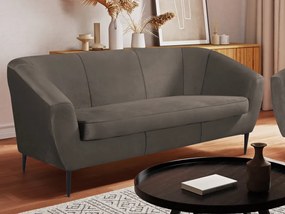 Trojmiestna pohovka Olivio, blatovo hnedá zamatová tkanina