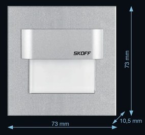 LED nástenné svietidlo Skoff Salsa matná mosaz neutrálna 230V MA-SAL-M-N