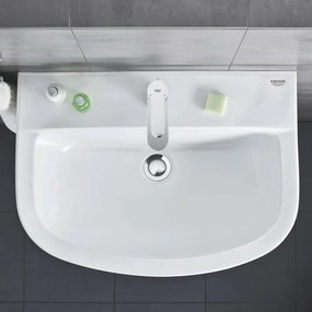GROHE Bau Ceramic závesné umývadlo s otvorom, s prepadom, 609 x 422 mm, alpská biela, 39421000