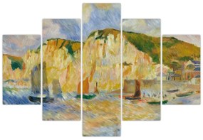 Obraz - Auguste Renoir, Sea and Cliffs, reprodukcia (150x105 cm)