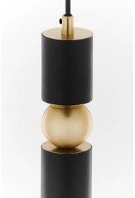 Jupiter 2003 - Luster na lanku ALAS 1xGU10/10W/230V čierna/zlatá