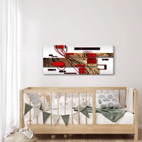 Obraz abstrakcie (120x50 cm)
