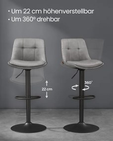 Set dvoch barových stoličiek LJB095G01