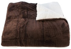 BO-MA Trading Baránková deka Erika čokoládová, 150 x 200 cm