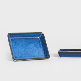 Sada dekoračných tanierov OKINAWA tmavomodrých 743047 (4 ks)