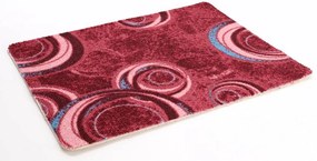 ITC, Koberec metráž Drops 84, na mieru, šíře 4m, červená, filc, chodba / predsieň