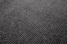Vopi koberce Kusový koberec Quick step antracit štvorec - 180x180 cm