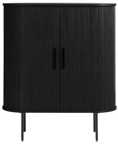 Dizajnová skrinka Vasiliy 118 cm čierny dub