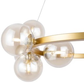 Maytoni MOD545PL-11G - Luster na lanku DALLAS 11xG9/28W/230V mosadz