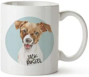 Bohemia Gifts Keramický hrnček - Jack Russel, 350 ml