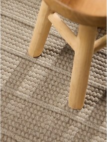 Béžový ručne tkaný vlnený behúň 80x250 cm Camden Parker – Ted Baker